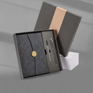 2024 Hot Selling Low Price Items Product Corporate Promotional Business Office Gift Set <b>Notebook</b> Pen <b>Refill</b> Gift Set - Product Image 3