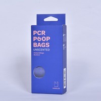 Sacs à déjections canines biodégradables en PCR, écologiques, imperméables, anti-fuites, durables, simples et luxueux, OEM ODM