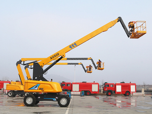 Plateforme de travail aérienne à flèche télescopique <span class=keywords><strong>mobile</strong></span> de 22 m, capacité de levage verticale de 460 kg, XGS22K, alimentée au diesel - Product Image 6