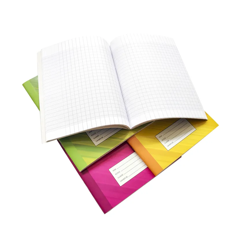 Factory Profesional Manufacturer Customization Wholesale A5 School Book Saddle Stitch Students Notebook