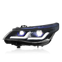 Pour BMW Série 5 E60 2003-2010, ensemble de phares modifié avec un nouveau style de lentille LED et double DRL