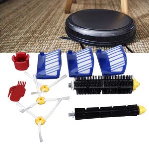 Kits de nettoyage de brosses latérales et de filtres à rouleaux, pièces de rechange pour <span class=keywords><strong>Roomba</strong></span> <span class=keywords><strong>600</strong></span> 675 690 670 671 - Product Image 6