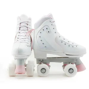 Hermosos Patines de Patinaje de Velocidad sobre <span class=keywords><strong>Pista</strong></span> Corta, <span class=keywords><strong>Mini</strong></span> Patines Duros con Certificación EN13899, Talla 6.5 para Mayores de 4 Años - Product Image 1