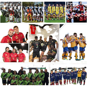 Conjuntos de Camisetas de Fútbol Personalizadas con Logotipo, Ropa Deportiva con Impresión Digital por Sublimación, Corte Automatizado, 100% Poliéster de Secado Rápido para Hombre - Product Image 6