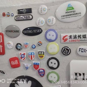 Étiquettes autocollantes en résine époxy cristalline, logo irrégulier, imperméables, résistantes à l'huile, personnalisables pour toutes les surfaces - Product Image 5