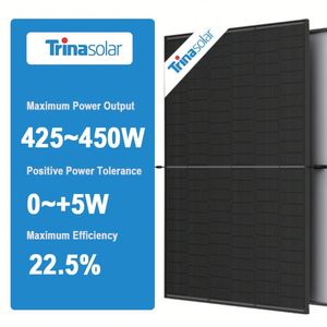 Trina TSM-NEG9R.25 425-450W Trina Panneau Solaire 425 430 435 440 445 450 Watt Trina Vertex S + Module Mono Double Verre à Yiwu - Product Image 2