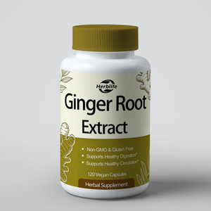 Cápsulas de Extracto de Raíz de Jengibre de Marca Privada OEM ODM 4:1, Cápsulas Veganas de Extracto de Jengibre, Apoyo a la Salud Digestiva, Apoyo Herbal - Product Image 1