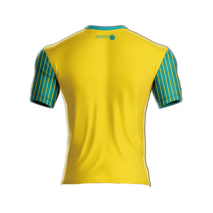 HENGYU maglia da <span class=keywords><strong>calcio</strong></span> a maniche corte traspirante in poliestere con scollo a V, uniforme per il <span class=keywords><strong>calcio</strong></span> sportivo maschile - Product Image 3