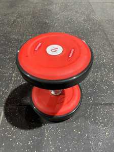 مجموعة دمبل مطاطية 50 كجم 90 رطل بشعار مخصص للاستخدام المنزلي وصالة الألعاب الرياضية واللياقة البدنية ورفع الأثقال والتمارين الرياضية وصالات الجيم التجارية - Product Image 2