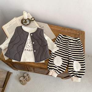 Nuevo <span class=keywords><strong>Chaleco</strong></span> <span class=keywords><strong>Acolchado</strong></span> de Forro Polar y Algodón para Bebés Unisex, Grueso, Cálido y Versátil, Invierno 2025 - Product Image 5