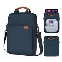 Sacoche pour ordinateur portable en cuir avec logo personnalisé au laser Sacoche étanche pour ordinateur portable légère à bandoulière pour hommes et femmes