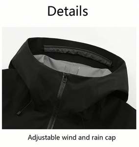 Chaqueta Impermeable de Diseño Elegante con Detalles para Protección Contra el Viento y la Lluvia, Chaqueta de Tela de Alta Calidad - Product Image 3