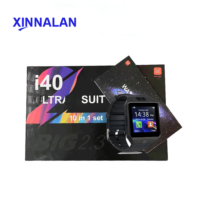 I40 Ultra3 Square Smartwatch Combo 7-in-1 Set IP67 Waterproof TFT Display Silicone Band Calendar Call Reminder Wireless Charging