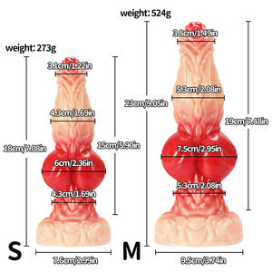 J105 ince PVC şekilli Anal Plug çoban köpek vantuz uzun Spiral ihracat geri mahkeme yumuşak eşcinsel seks oyuncakları Dropshipping mevcut - Product Image 4