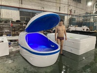 Lit de spa Jacuzzi Xianli GD au design moderne avec réservoir de massage à l'eau salée pour le bien-être, le sommeil et la détoxification, et fonction musicale