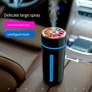 Portatile nero diffusore di aria per auto umidificatore di fiamma intelligente diffusore di profumo Mini deodorante per auto a casa RV uso fonte di energia elettrica - Product Image 3