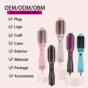 NOUVEAU Brosse à air chaud originale <span class=keywords><strong>Revlon</strong></span> <span class=keywords><strong>One</strong></span> <span class=keywords><strong>Step</strong></span> et brosse pour <span class=keywords><strong>sèche</strong></span>-<span class=keywords><strong>cheveux</strong></span> volumateur avec forme ovale 70MM - Product Image 4