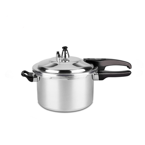Cuisinière à pression en acier inoxydable poli 304/201 de 6 L (24 cm) en forme de U, écologique, vente chaude 2021, poignée en bakélite noire - Product Image 4