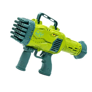 Machine à <span class=keywords><strong>bulles</strong></span> 32 trous, pistolet à <span class=keywords><strong>bulles</strong></span>, lanceur de fusées dinosaure, jouet d'été électrique portable avec lumière pour enfants - Product Image 5