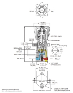 ตัวควบคุมไฮดรอลิก TESCOM รุ่น 54-2000 ของแท้ใหม่ รุ่น 54-2061T26 54-206 26-2000 54-2800 54-2061T26 ตัวควบคุมไฮดรอลิก รุ่น 54-2061T - Product Image 6