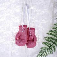 Nuoxin nouvelle conception populaire 6*10CM Mini cuir poinçonnage gants de boxe pour l'approvisionnement de Promotion