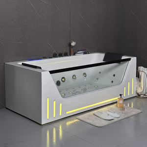 Bañera de Acrílico Funcional <span class=keywords><strong>para</strong></span> 2 <span class=keywords><strong>Personas</strong></span>, Cómodo Jacuzzi Doble con Hidromasaje y Spa <span class=keywords><strong>para</strong></span> Baño - Product Image 6