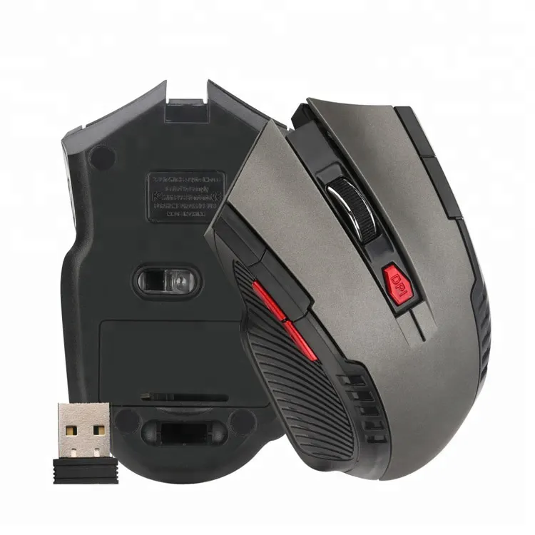 Wholesale New Product 2024Hot Sale Ergonomic 2400DPI Gm682 2 2.4g Wireless 6d Desktop USB Gaming Mouse