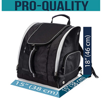 Sac de transport pour chaussures de ski grande capacité, imperméable, pour bottes de snowboard, compatible casque, lunettes, gants, ventilé avec bandoulière