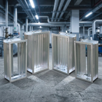 Actionneur de vanne de régulation de débit d'air CVC robuste au design industriel moderne, finition résistante à la corrosion pour applications en entrepôt