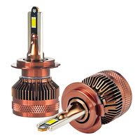 Ampoule de phare de voiture Super Bright V50 avec Canbus intégré, 90 watts, 9000 lm, LED H7 9005 9006 9012 H11 Hb3 Hb4 H7, phares LED auto