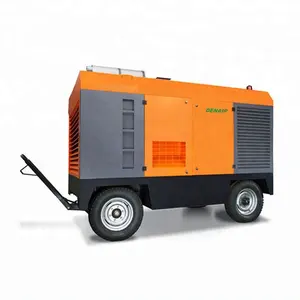 Dacy 11 10 390cfm compressor de ar portátil, parafuso diesel com 10 barras