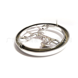 Plastic Decorative Buckle Antler Shape 129mm Diameter Gold Silver Modern Furniture <b>Hardware</b> High Quality - Product Image 2