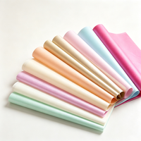 Papier de soie nacré 38 g/m², couleurs unies assorties, pour emballage cadeau, doublure de boîte, décoration de bouquets