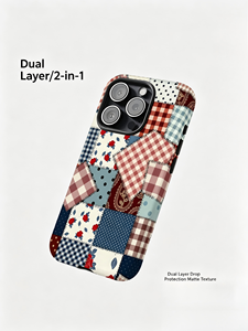 เคสโทรศัพท์แม่เหล็กพิมพ์ลายยีนส์แบบ2 in 1, เคสพีซีกันกระแทกสองชั้นสำหรับ iPhone 17สำหรับ Apple 16 15 14 PRO MAX - Product Image 3