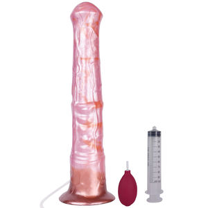 Fabriek Hot Verkoop Dier Grote Paard Dildo Lange Siliconen Penis Realistische Squirt Speelgoed Ejaculatie Spuitende Dildo Voor Vrouwen En Mannen - Product Image 2