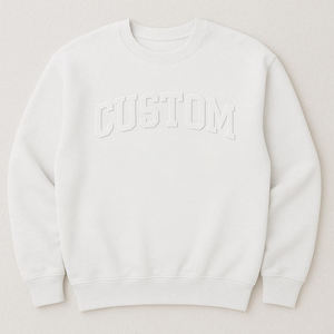 Camiseta de Manga Larga para Hombre, Estilo Urbano, Estampado Gráfico en 3D con Espuma, Algodón Grueso de Alta Calidad, Talla Grande - Product Image 2