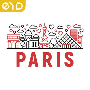 EYD T-shirt personnalisé Logos presse à imprimer Etiquette <span class=keywords><strong>Paris</strong></span> vinyle Dtf Silicone transfert de chaleur vêtements fer <span class=keywords><strong>sur</strong></span> patchs pour sac fourre-tout - Product Image 5