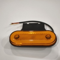 Feu de position latéral universel pour camion, lampe d'avertissement clignotante et fixe avec support, plusieurs couleurs disponibles, feu de sécurité latéral pour remorques