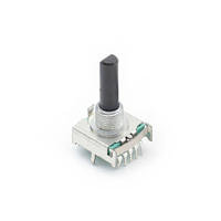 Interrupteur rotatif horizontal en plastique à double pôle 4 positions ou simple pôle 9 positions, 17 mm, vente en gros