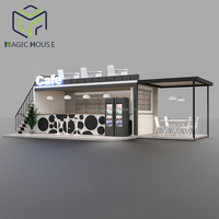 Magic House — conteneur de livraison mobile, pré-assemblée, pour café, design de boutique de glaces, conteneur populaire, 2022