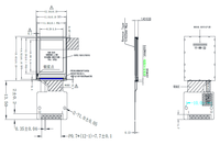 0,6 Zoll TFT LCD Display Modul 128x150 ST7735 4-Draht SPI 262K Farben IPS TFT Bildschirm für Wearable Devices