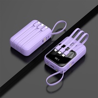 Batterie externe portable mini en plastique de 20000 mAh à charge super rapide 225W, impression de logo personnalisable