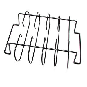 Support à côtes antiadhésif pour barbecue, grille de cuisson en acier inoxydable pour poulet, <span class=keywords><strong>bœuf</strong></span>, côtes, panier de grillade - Product Image 3