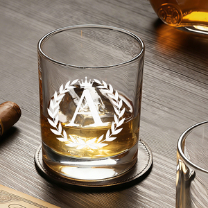 Copos de Whisky de Cristal Sem Chumbo com Logo Personalizado, Base Grossa, Capacidade de 301-400ml para Coquetéis, Brandy e Vinho - Product Image 3