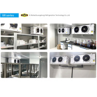 Unité de condensation et évaporateur de type boîte XMK 2HP~3HP, chambre froide, panneau de commande électrique, dégivrage intelligent au gaz chaud 220v