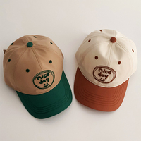 Casquette de baseball pour adultes à 6 panneaux non structurée, taille adulte, en coton, visière incurvée, logo brodé, vente en gros, casquette de papa unie, bicolore