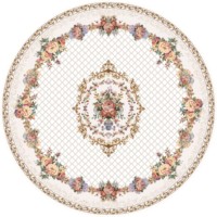 Nappes réutilisables personnalisables de haute qualité, durables, imprimées, en non-tissé, mélange PVC et polyester, écologiques, à motif floral, lavables