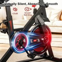 Vélo de spinning d'intérieur de qualité supérieure avec volant d'inertie de 6 kg pour l'entraînement et l'exercice, en vente