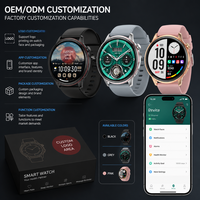 Montre connectée AMOLED 1,43 pouces pour hommes et femmes, écran Ultra-HD 466*466, appels sans fil, étanche, suivi de la santé et de la forme physique