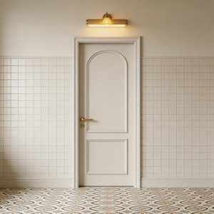 Porta Interna Moderna in Pino Italiano con Pannello in Melamina, Trattamento Antiumidità per Casa, Cucina, Villa, Appartamento, Camera da Letto, Ingresso - Product Image 2
